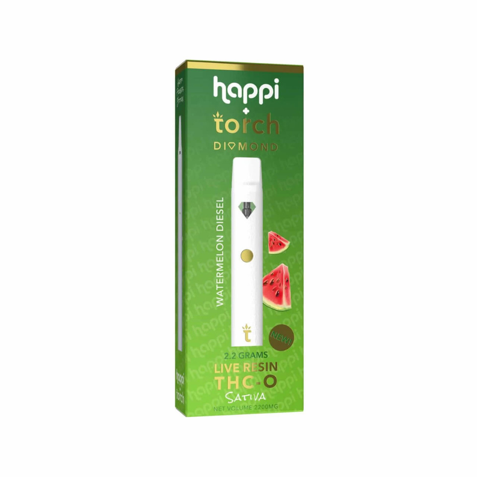 Torch X Happi Diamond THC O 2.2G Disposable Watermelon Diesel
