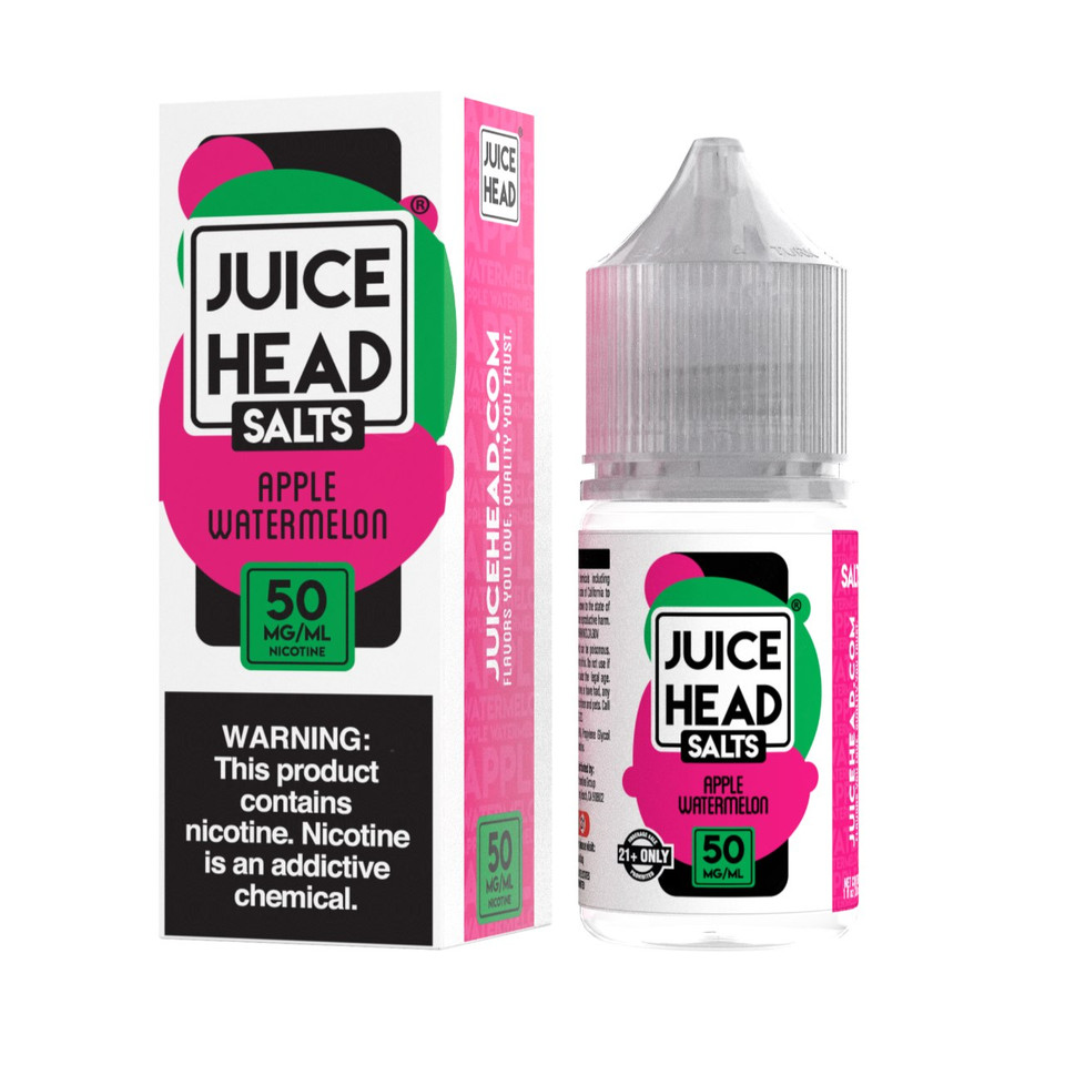 Juice Head Apple Watermelon Salts 30ml E-Juice 50mg