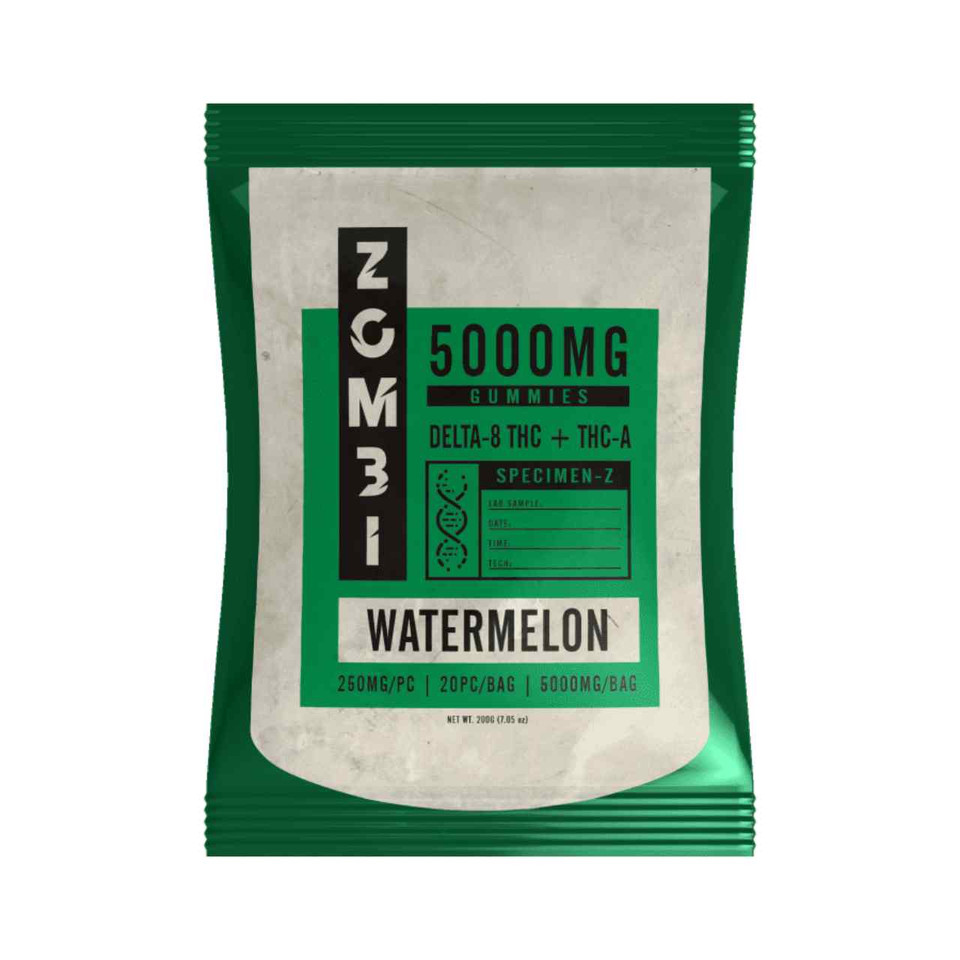 Zombi Specimen Z Delta-8 THC-A Gummies 5000MG-Watermelon