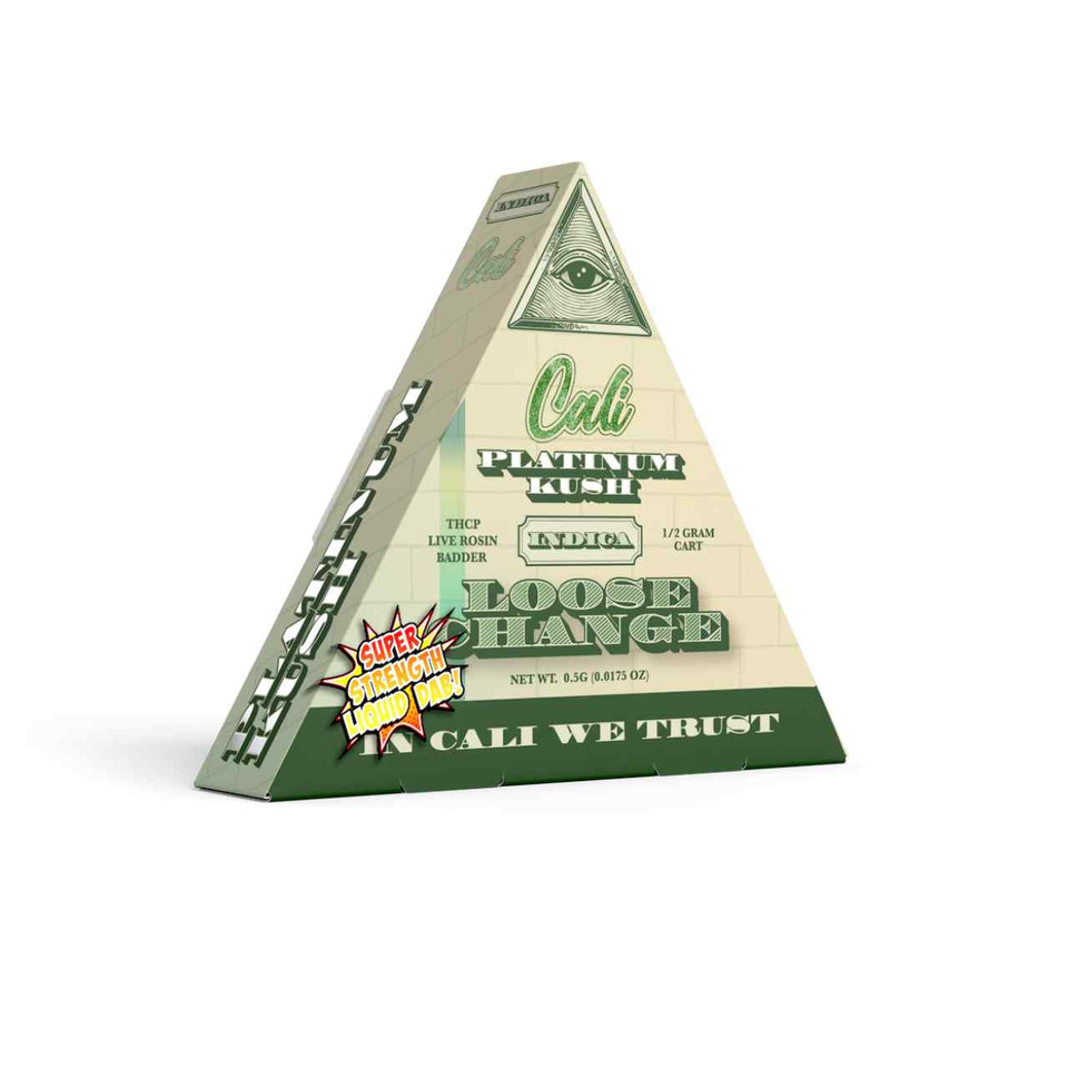 Cali Extrax Loose Change THC-P Live Rosin Badder Cartridge 0.5G-Platinum Kush