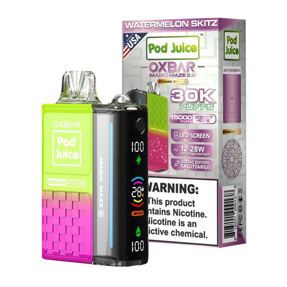 OXBAR Magic Maze 2.0 30,000 Puff Disposable Watermelon Skitz