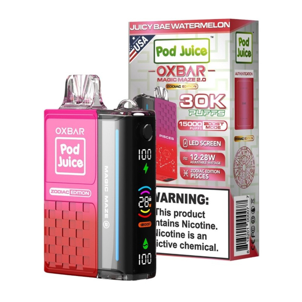 OXBAR Magic Maze 2.0 30,000 Puff Disposable Juicy Bae Watermelon