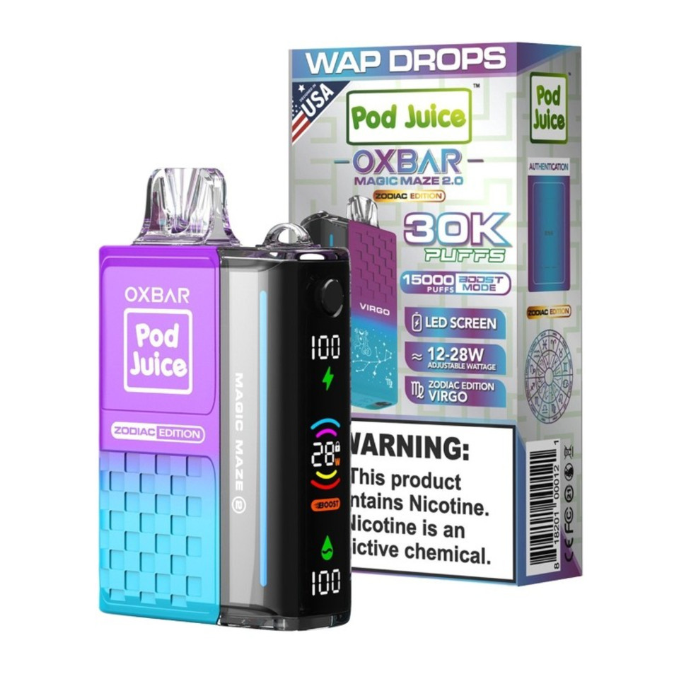 OXBAR Magic Maze 2.0 30,000 Puff Disposable Wap Drops