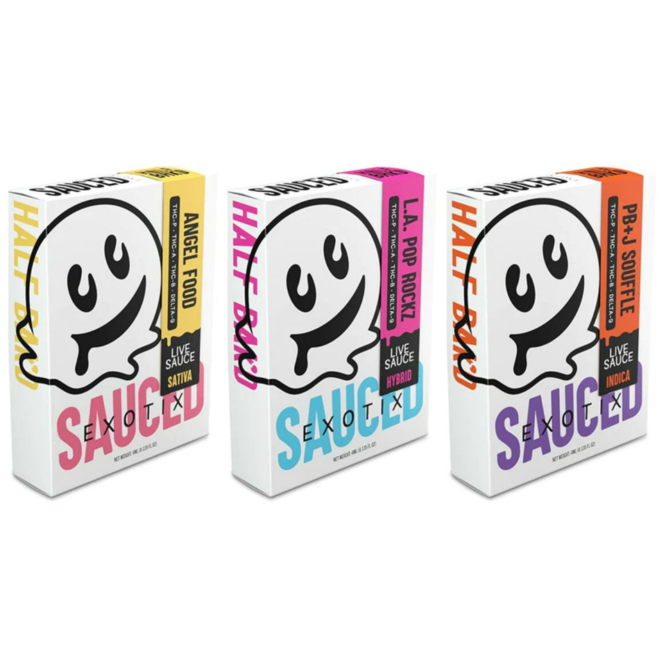 Half Bak'd Sauce'D Exotix THC-P Disposable - 4G