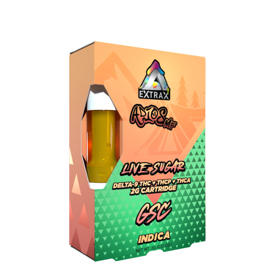 Delta Extrax Adios MF D9 THC-P THC-A Cartridge GSC