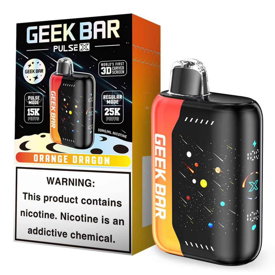 Geek Vape Pulse X 25000 Puff Disposable-Meteor Edition- Orange Dragon