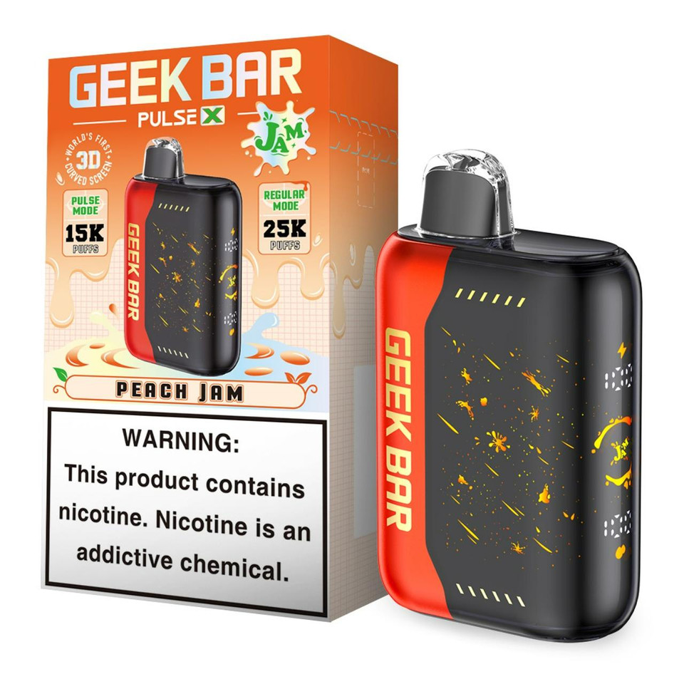 Geek Vape Pulse X 25000 Puff Disposable Jam Edition - Peach Jam