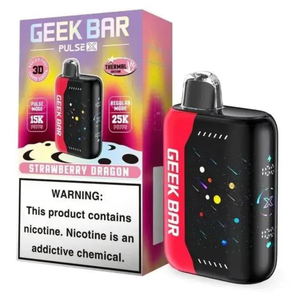 Geek Vape Pulse X 25000 Puff Disposable Strawberry Dragon - Thermal Edition