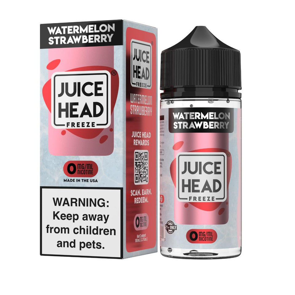 Juice Head Freeze Watermelon Strawberry 100ml E-Juice 0mg