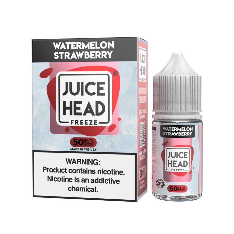 Juice Head Watermelon Strawberry Freeze Salts 30ml E-Juice 50mg