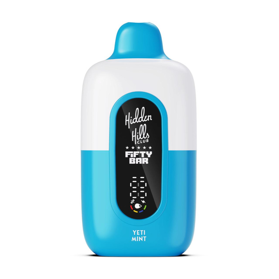 Hidden Hills x Fifty Bar 20000 Puff Disposable Yeti Mint