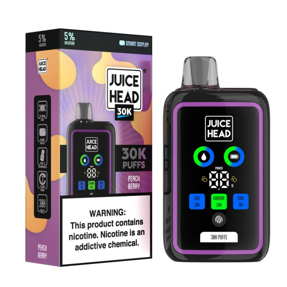 Juice Head 30K 30000 Puff Disposable Peach Berry