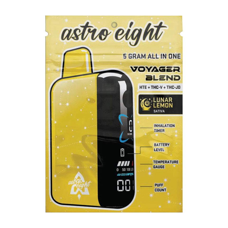Astro Eight Voyager Blend HTETHC-VTHC-JD All-In-One Disposable - 5G Lunar Lemon