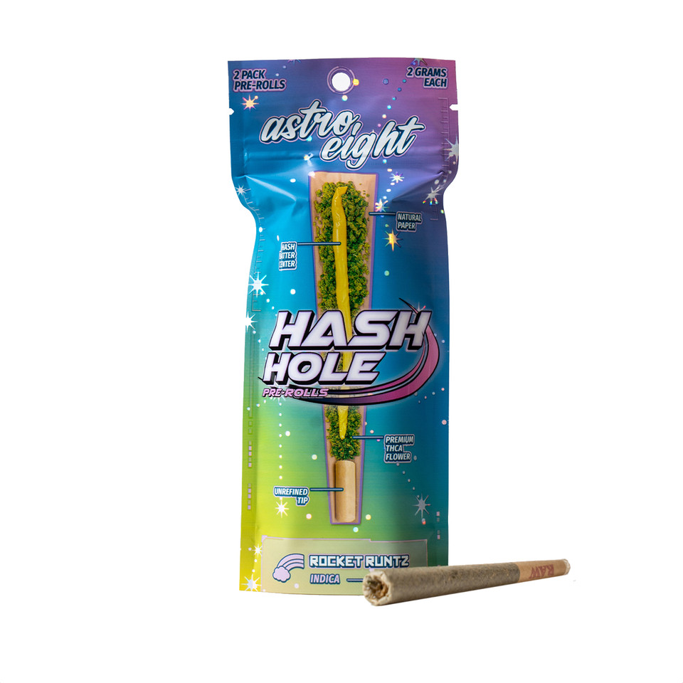Astro Eight Hash Hole THC-A-Pre-Roll-2PK - Rocket-Runtz