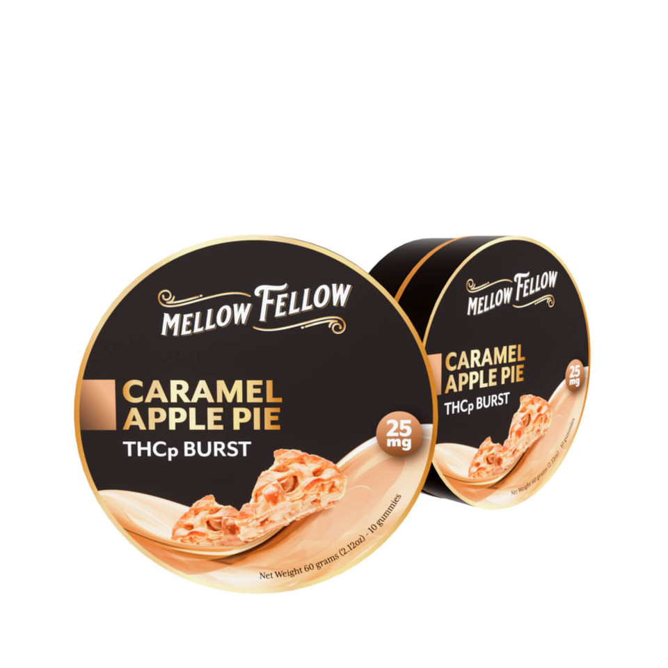Mellow Fellow THCP Bursts Gummies - 25MG Caramel Apple Pie