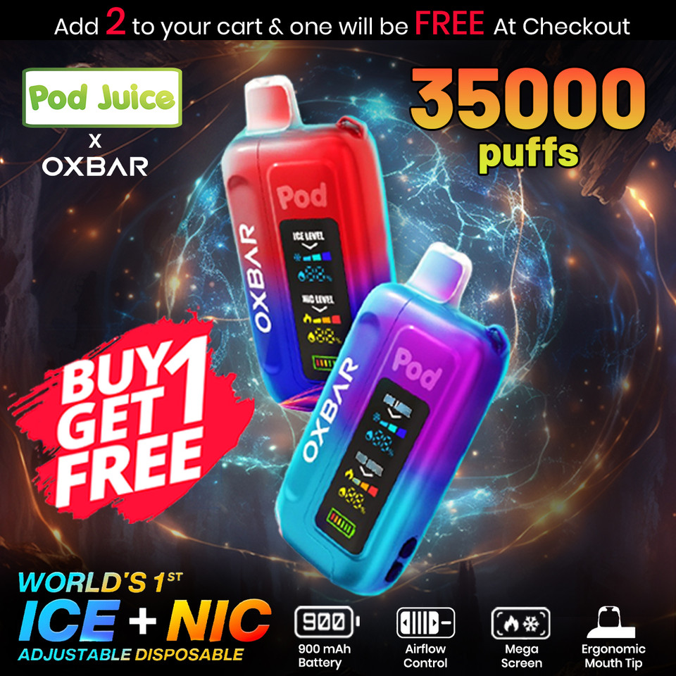 OXBAR x Pod Juice ICE-NIC Control Disposable (35000 Puffs)