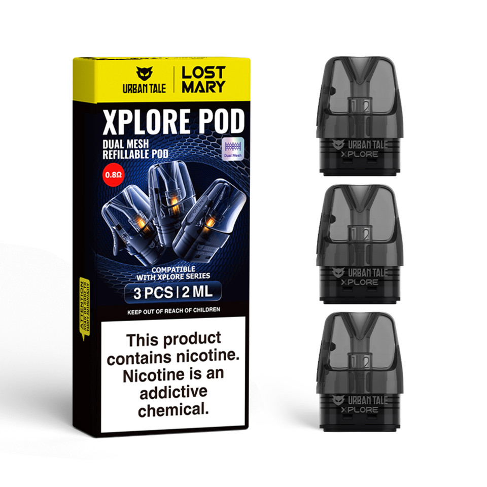 Urban Tale x Lost Mary Xplore Replacement Pod Cartridge - 3PK 0.8