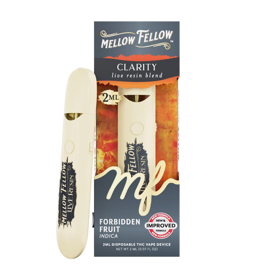 Mellow Fellow Live Resin Blend Disposable - 2ML Creativity - Forbidden Fruit