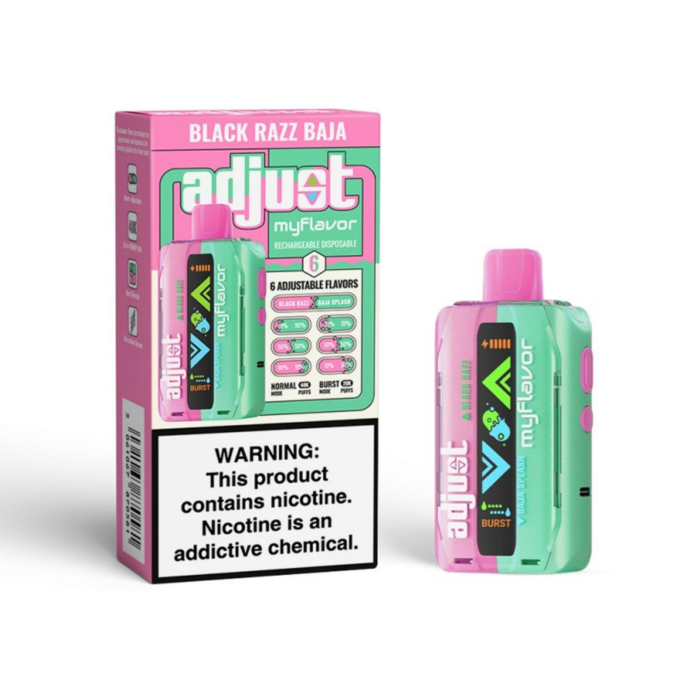 Adjust MyFlavor 40K Disposable Black Razz Baja Splash