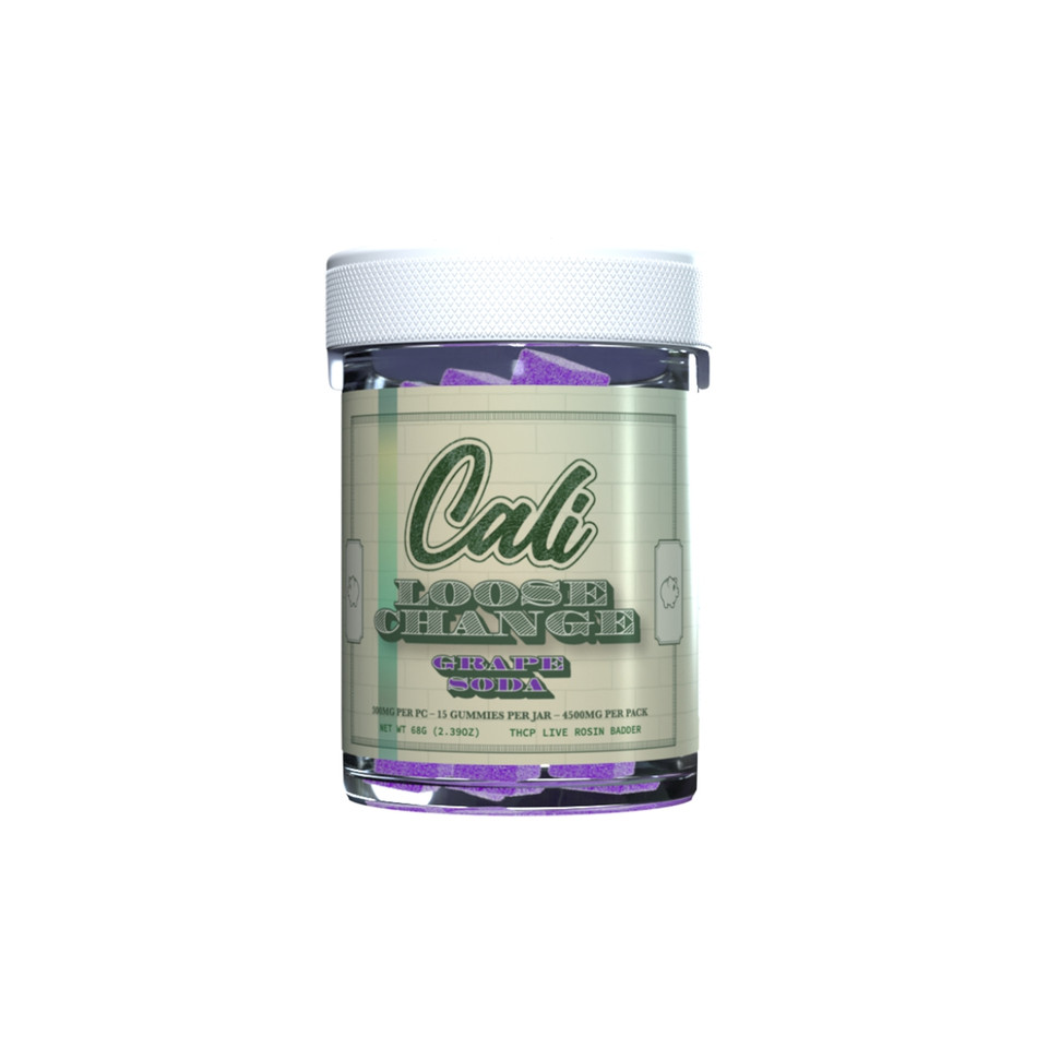 Cali Exrax Loose Change THC-P Live Rosin Badder Gummies - 4500MG Grape Soda