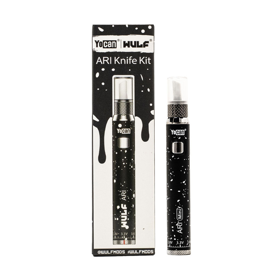 Wulf Mods Ari Knife Kit Assorted Colors - 9PK black WHITE spatter