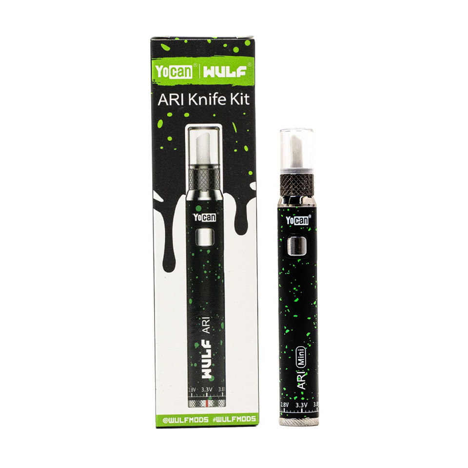 Wulf Mods Ari Knife Kit Assorted Colors - 9PK black green spatter