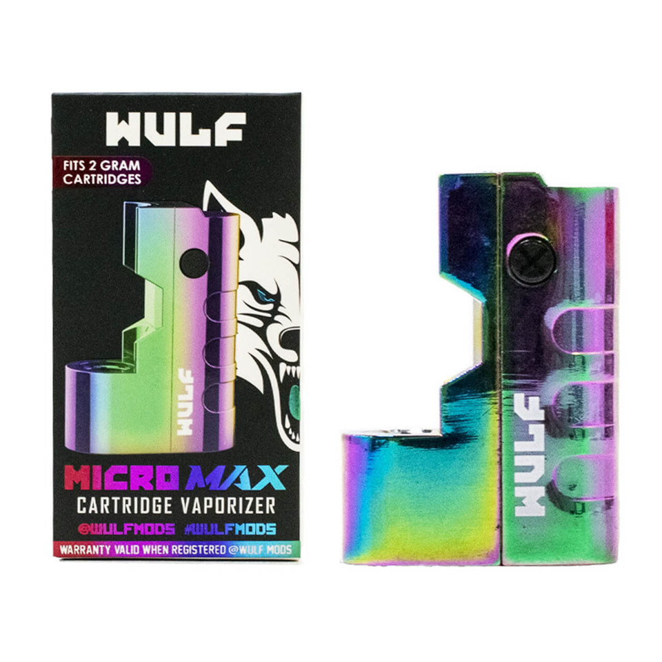 Wulf Mods Micro Max 2G Cartridge Battery Assorted Colors - 9PK full-color
