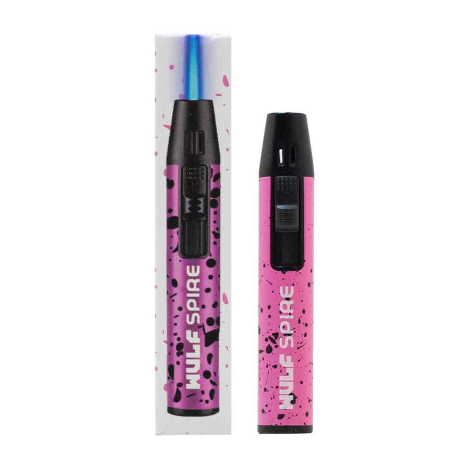 Wulf Mods Spire Pen Torch Assorted Colors - 18PK pink black spatter
