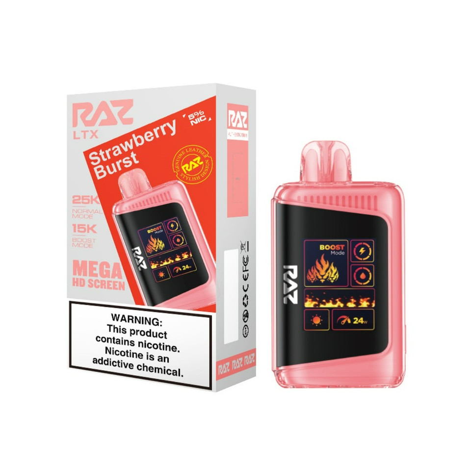 Geek Vape Raz LTX 25K Puff Disposable Strawberry Burst
