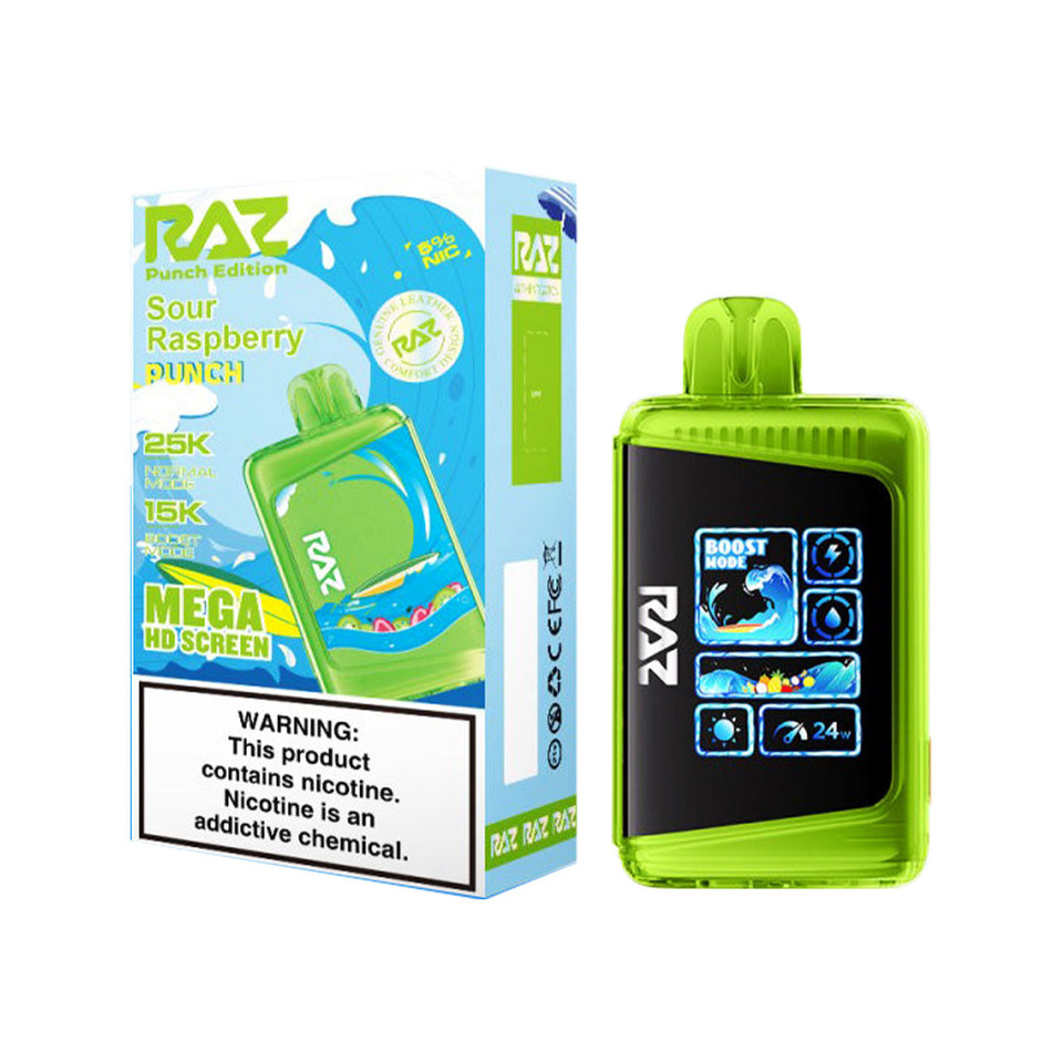 Geek Vape Raz LTX 25K Puff Disposable Punch Edition Sour Raspberry Punch