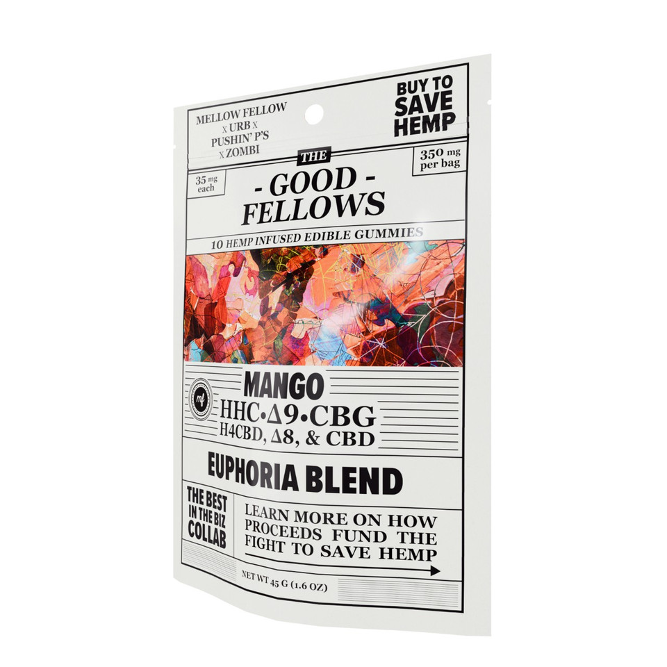 The Good Fellows Gummies HHCD9CBGH4CBDD8CBD - 350MG Mango