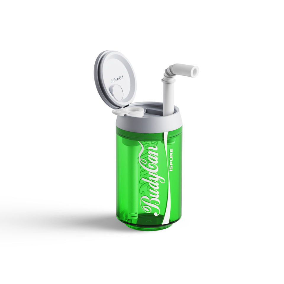 Ispure BudyCan Water Pipe-Green