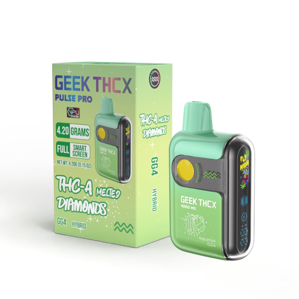 Geek THC-X Pulse Pro THC-A Melted Diamonds Disposable - 4.2G GG4- Hybrid