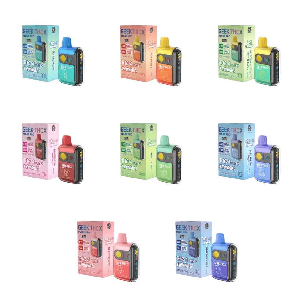 Geek THC-X Pulse Pro THC-A Melted Diamonds Disposable - 4.2G