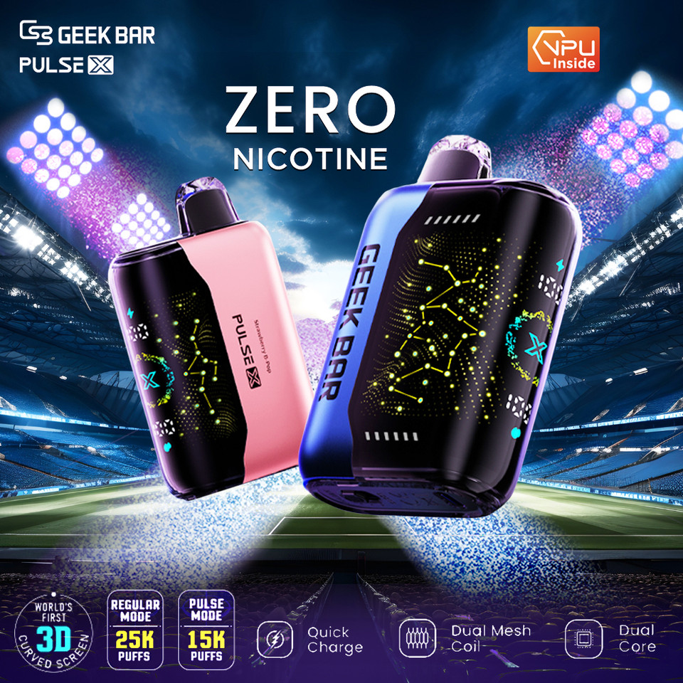 Geek Vape Pulse X 25000 Puff Zero Nicotine Disposable