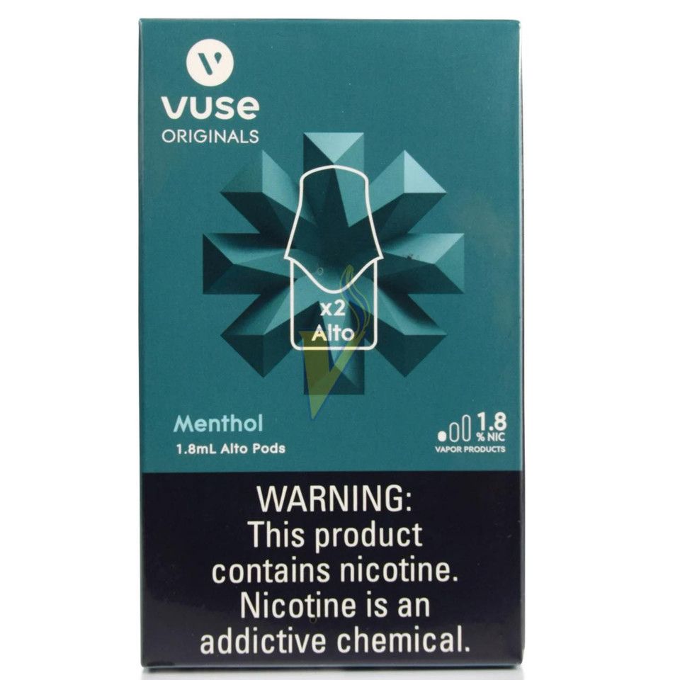 Vuse Alto Prefilled Replacement Pod 1.8ML 1.8% Menthol