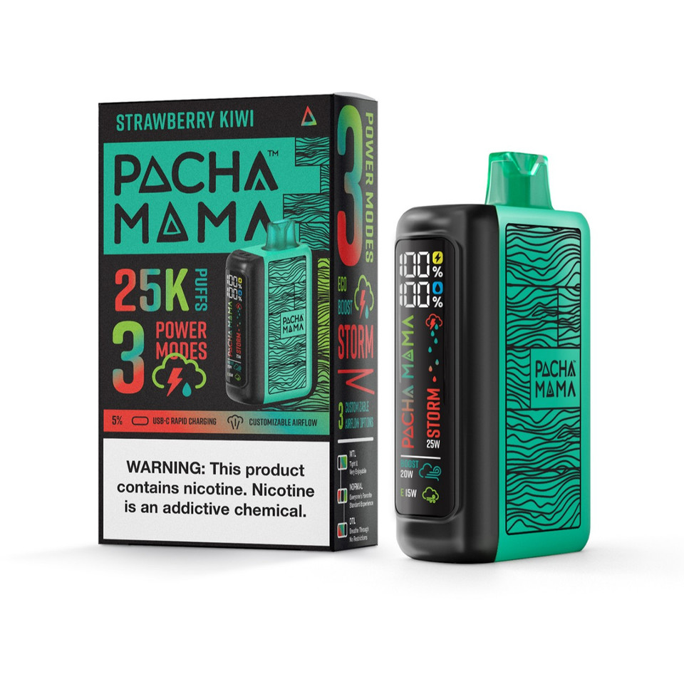 Pachamama 25K Puff Disposable Strawberry Kiwi