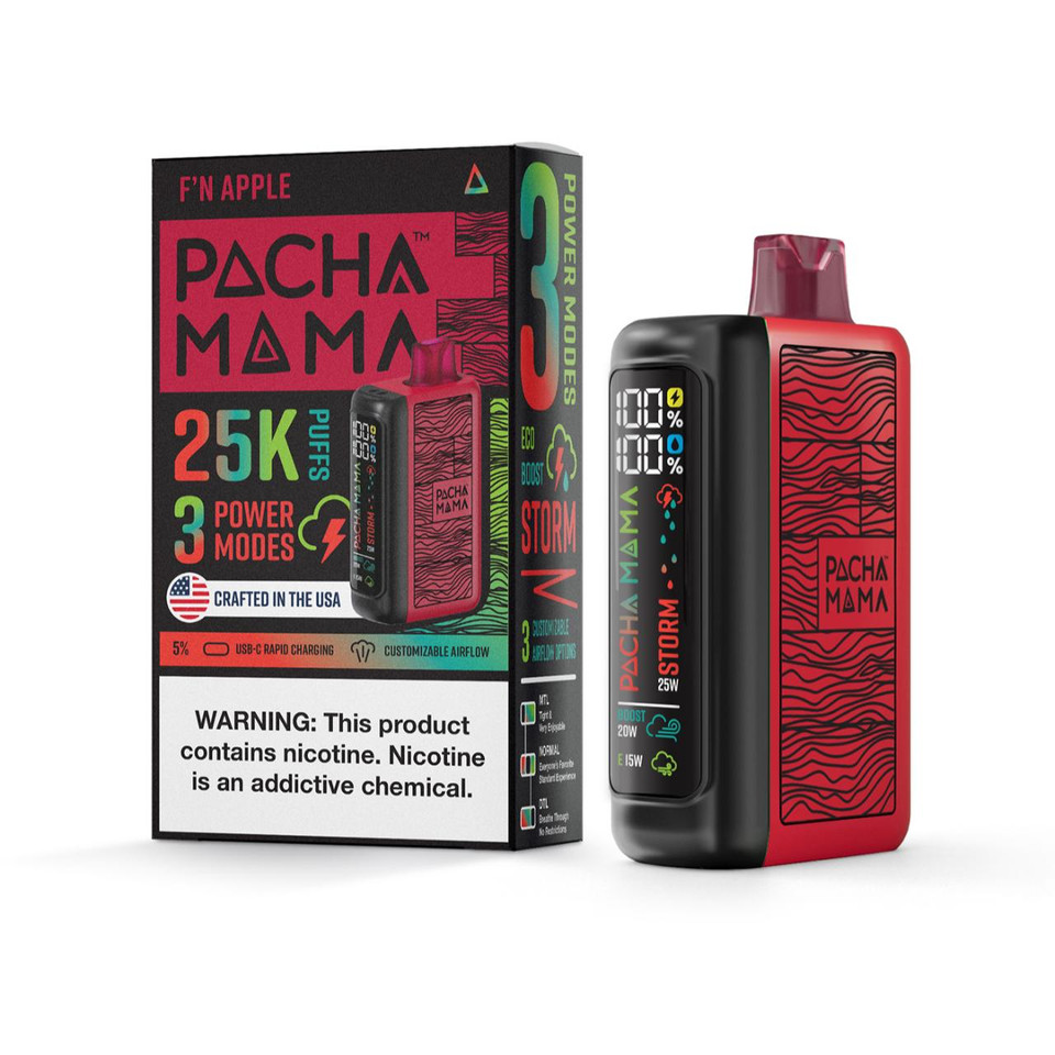 Pachamama 25K Puff Disposable F'N Apple