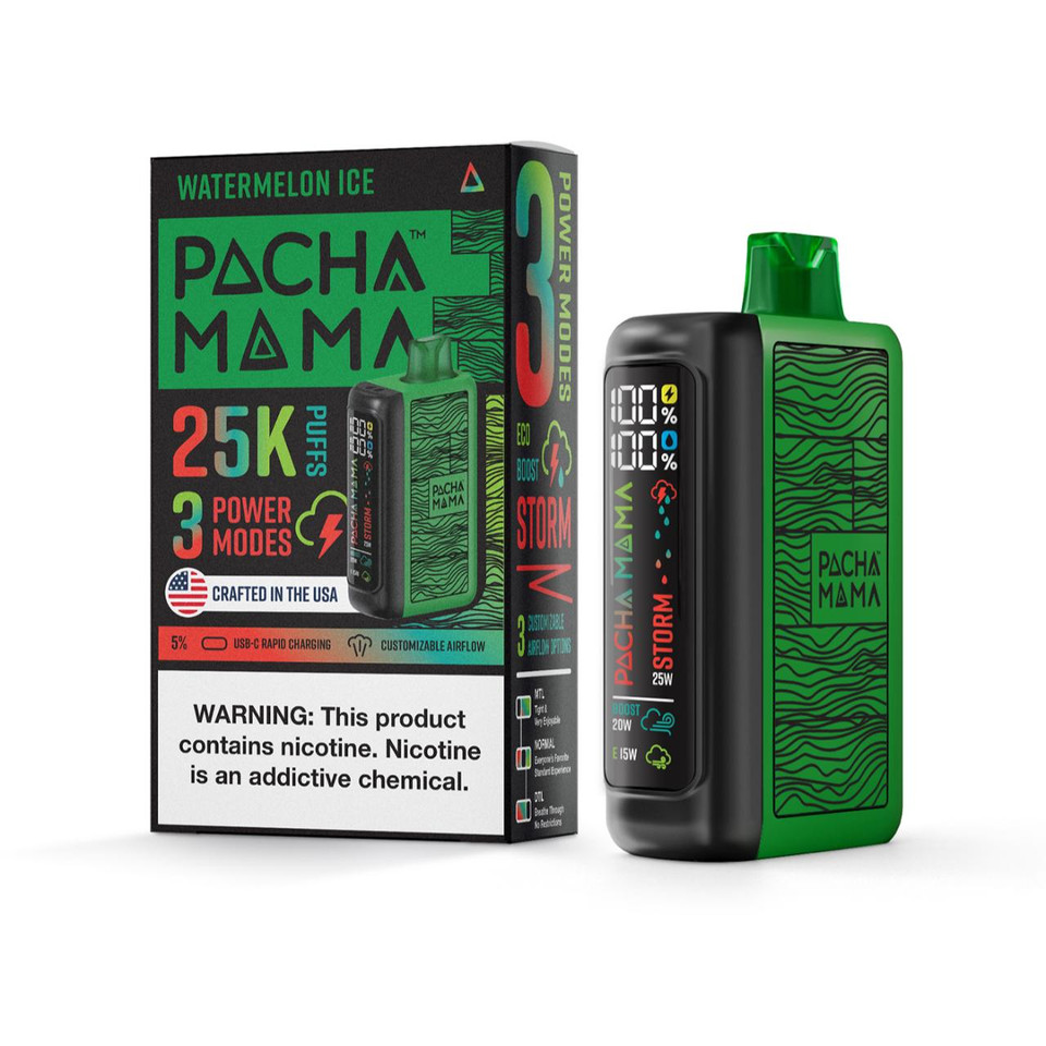 Pachamama 25K Puff Disposable Watermelon Ice