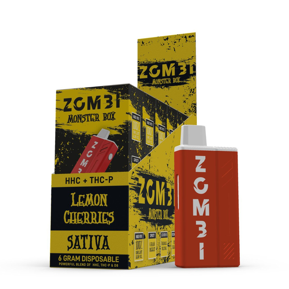 Zombi Monster Box D8 HHC THC-P Disposable - 6G LemonCherries-010