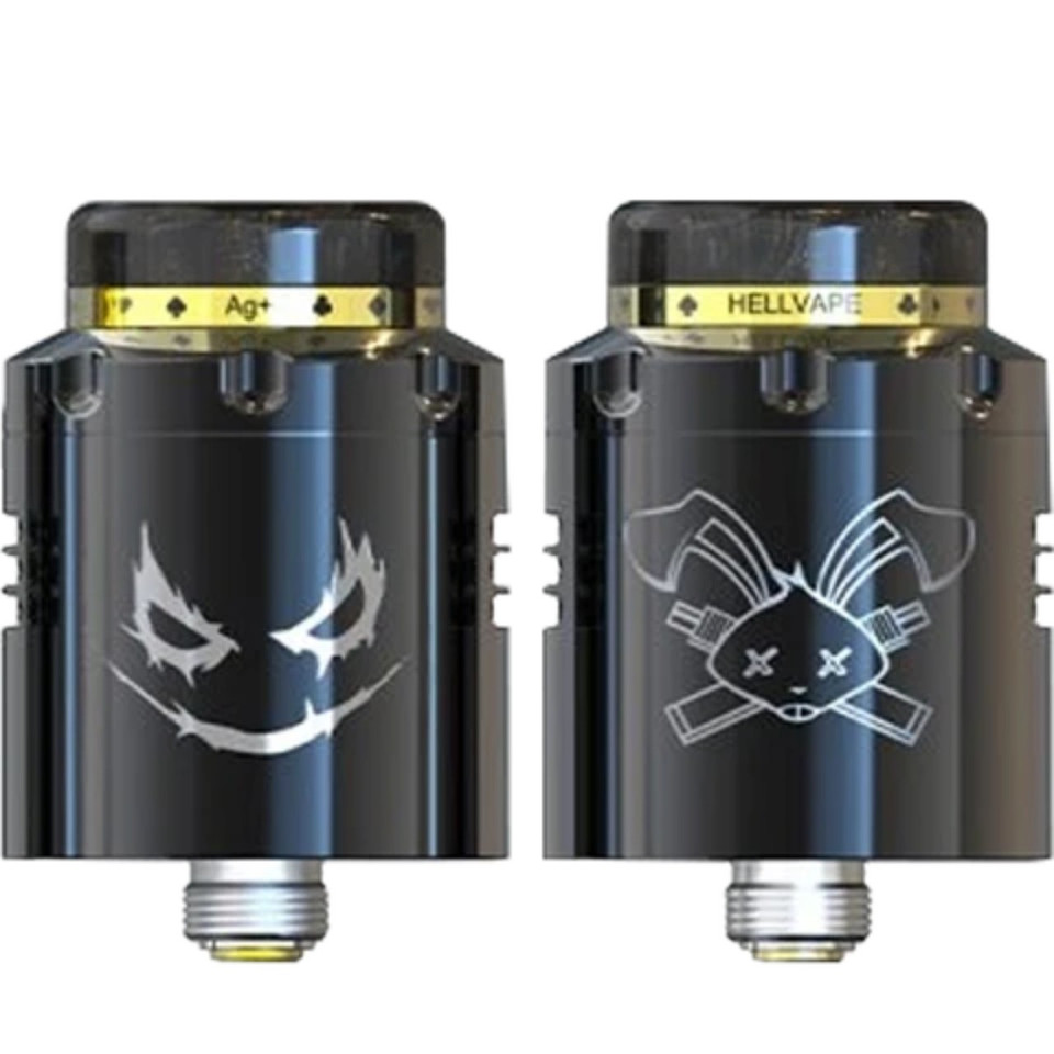 HellVape Dead Rabbit 3 RDA - Joker Edition Shiny Black