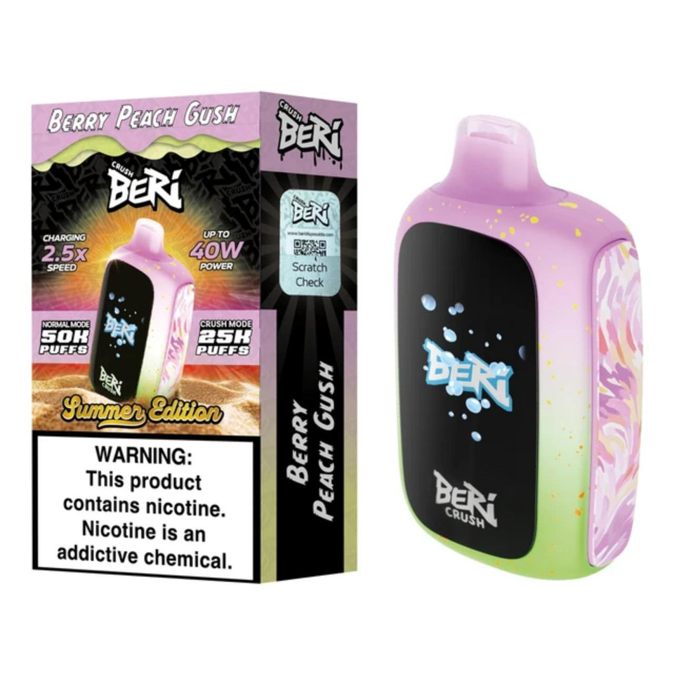 Beri Crush 50K Puff Disposable Berry Peach Gush