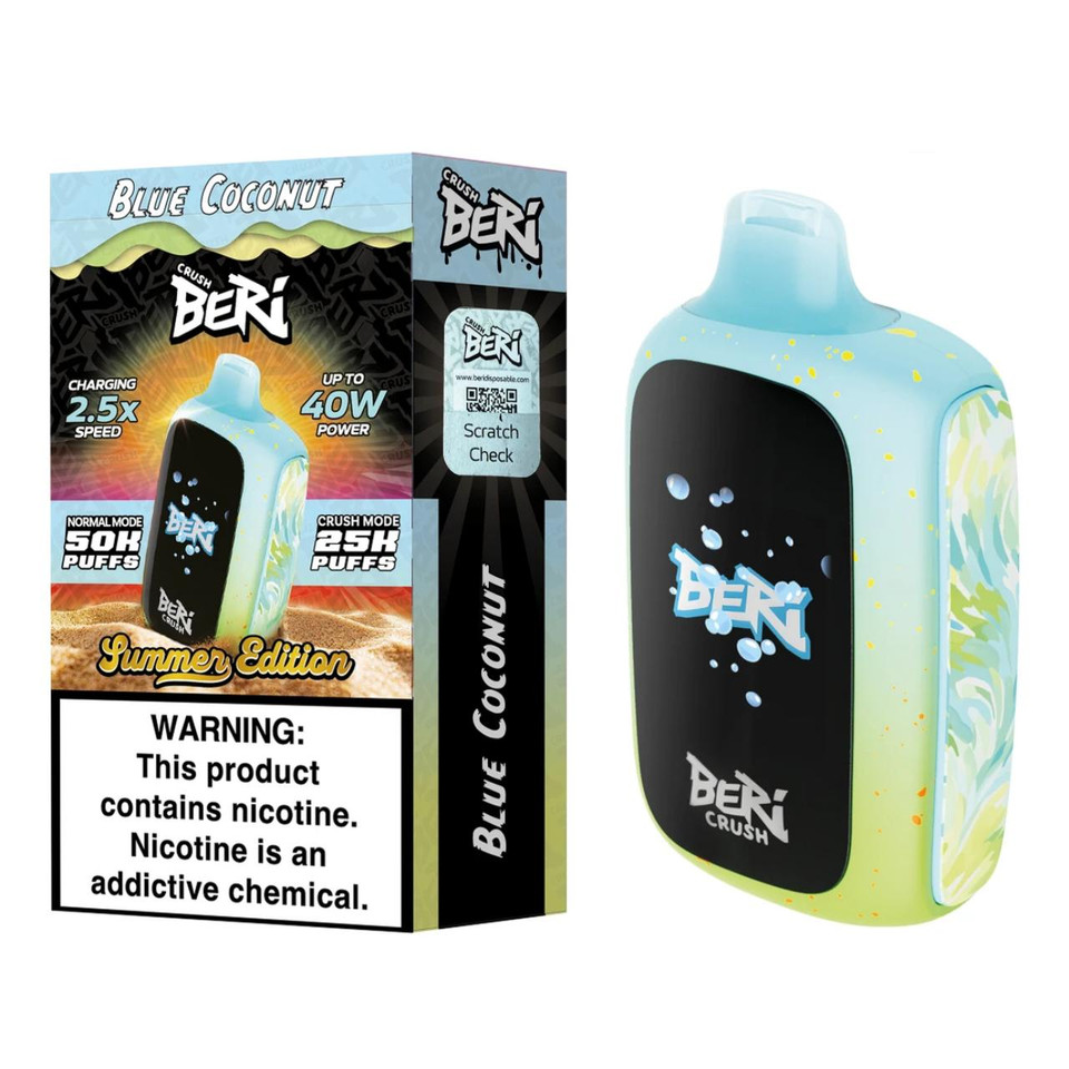 Beri Crush 50K Puff Disposable Blue Coconut