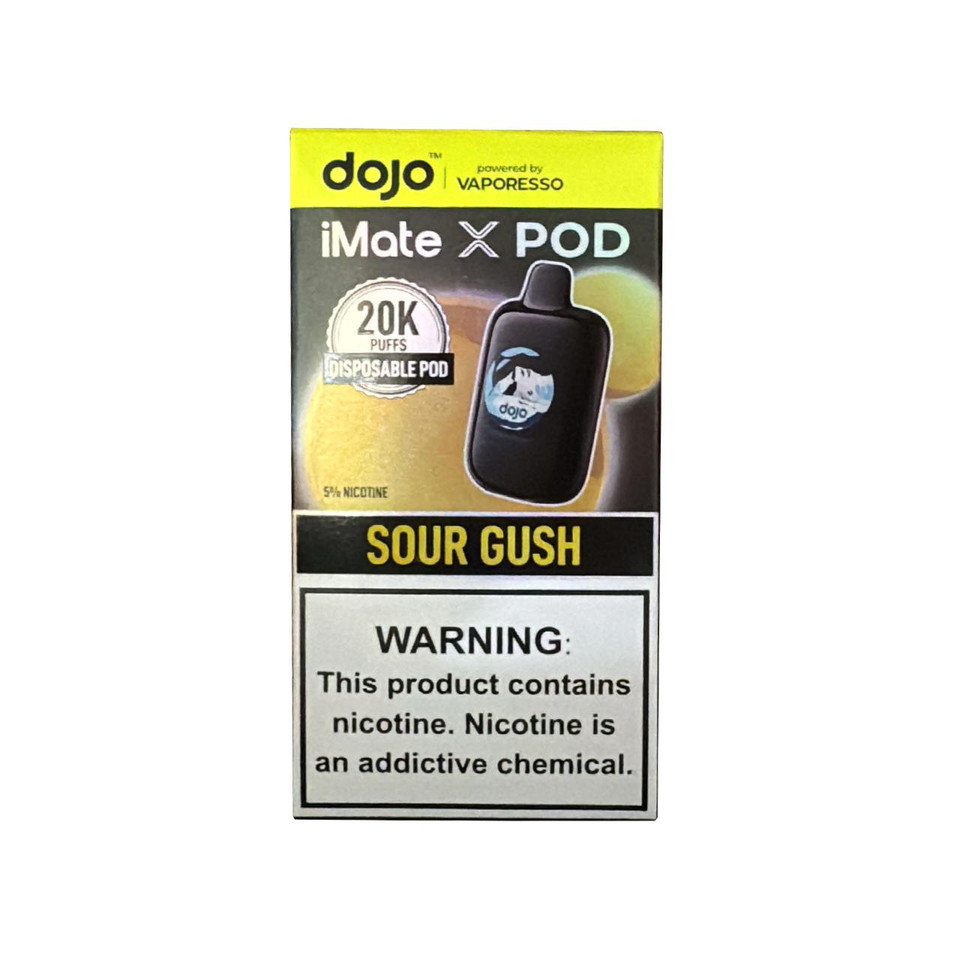 Vaporesso Dojo iMate X Pre-Filled 20K Puff Disposable Replacement Pod Cartridge-Sour-Gush