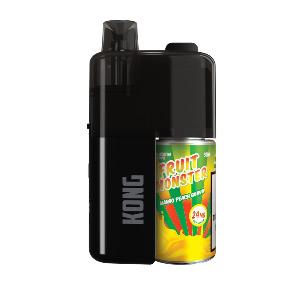 Kong by Zilla x Fruit Monster Salt 30ml-50K Puff Disposable-Mango Peach Guava