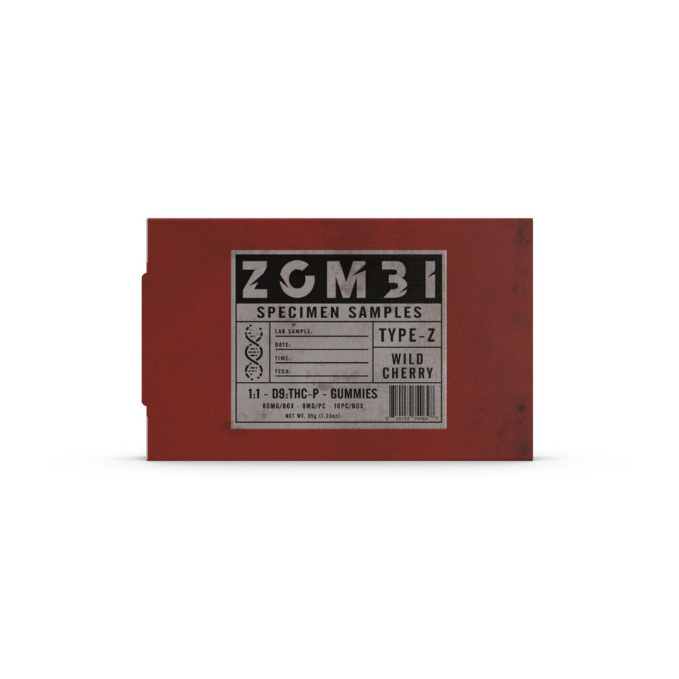 Zombi Specimen Sample Type Z 11 D9 THC-P Gummies - 80MG Wild Cherry