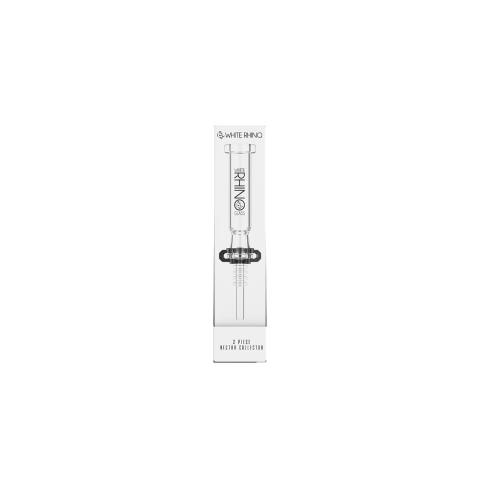 White Rhino 2 Piece Nectar Collector V2 Single Box Front