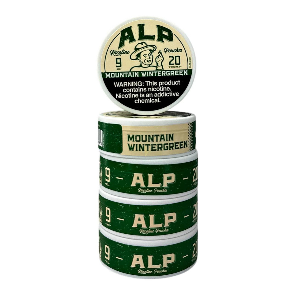 ALP Nicotine Pouches - 5PK Mountain Wintergreen 9MG
