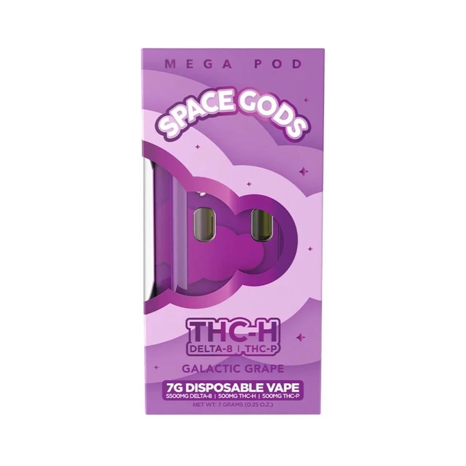 Space Gods Mega Pod THC-HD8-THC-P Disposable - 7G Glactic Grape
