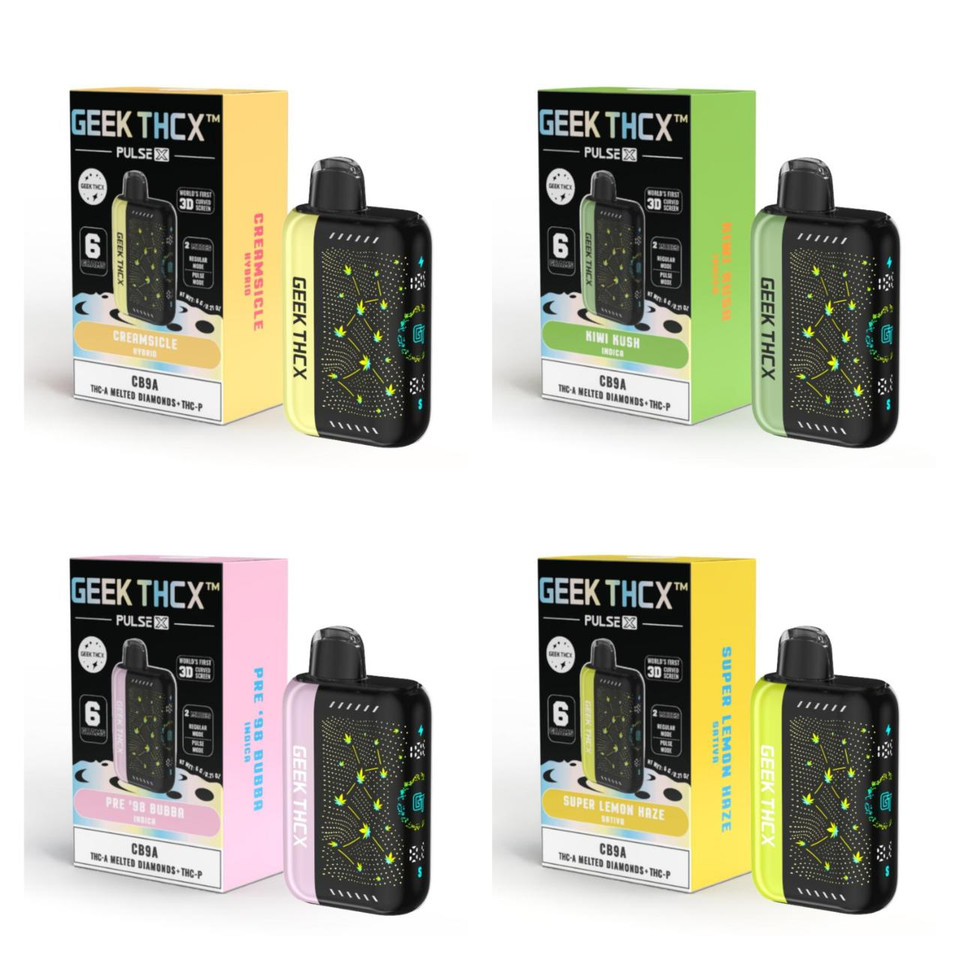 Geek THC-X Pulse X CB9A THC-A THC-P Disposable - 6G